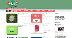 Desktop Screenshot of colegioecursoviver.com.br